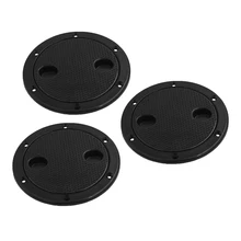 3 шт. морской лодки RV черный 4 дюймов люк крышка твист Винт Из Палубной пластины