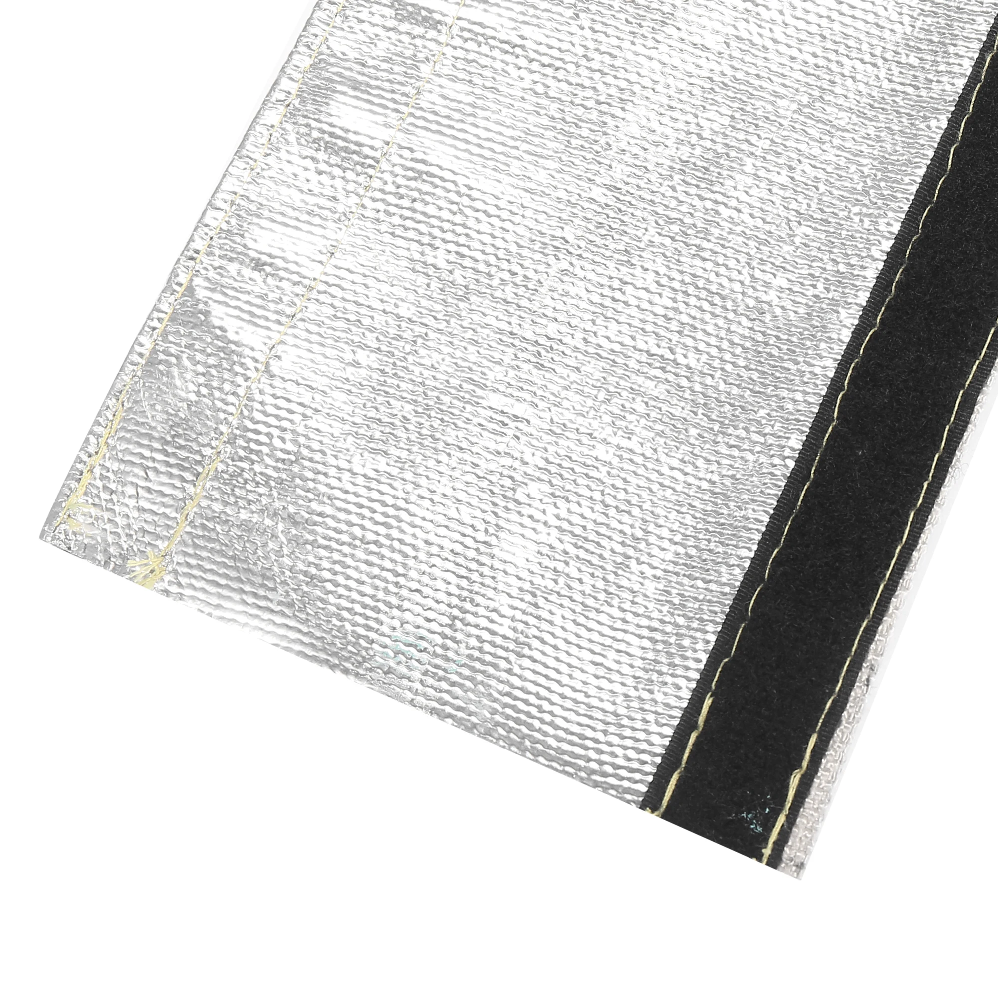 Heat Insulation Sleeve Wire Mug Wrap Loom Tube Metallic Heat Shield for Fuel Lines Protection Car Accessories