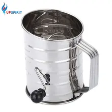 Upspirit нержавеющая сталь Мука сито чашка 40 сетка ручной Сито Фильтр сахар шейкер для Кофе Кухня ситечко выпечки Кондитерские инструменты