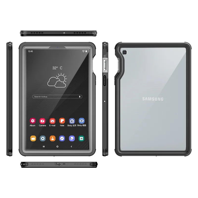 Real Waterproof Case for Samsung Galaxy Tab S5E 10.5 T720 Shockproof Full Protect Tablet Cover for Samsung S5e Underwater Swim-5