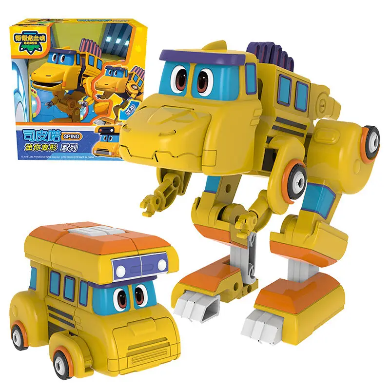 New Season ABS Min Deformation Gogo Dino Explorers REX Transformation Car Airplane Submarine Gogo Dinosaur Explorers toys