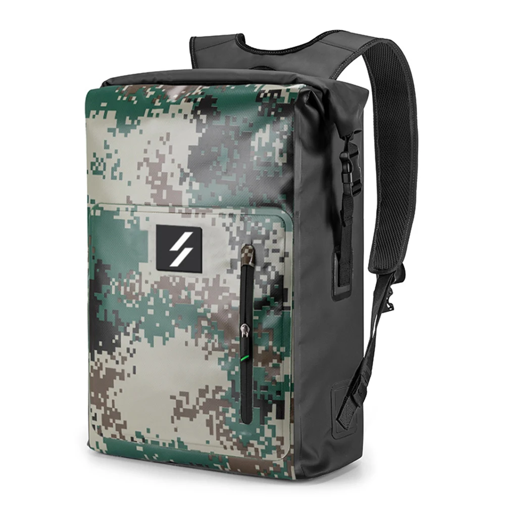 Backpack Waterproof-Dry-Bag Roll-Top Fishing-Kayaking Camping 25L for Cycling Men Women