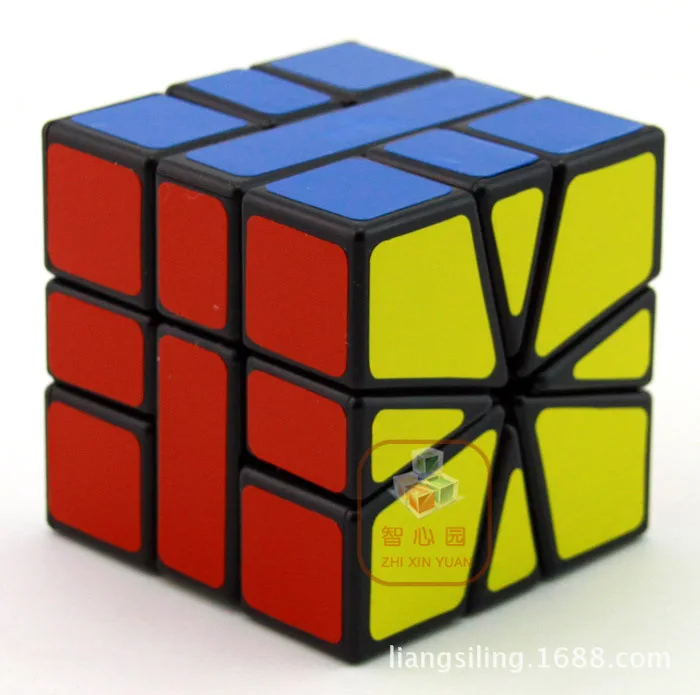 [Mf8 Rubik's Cube It SQ1 Abnormity Cube черно-белый с рисунком] Mf8 квадратный-1 Веерообразный Кубик Рубика Профессиональная игра