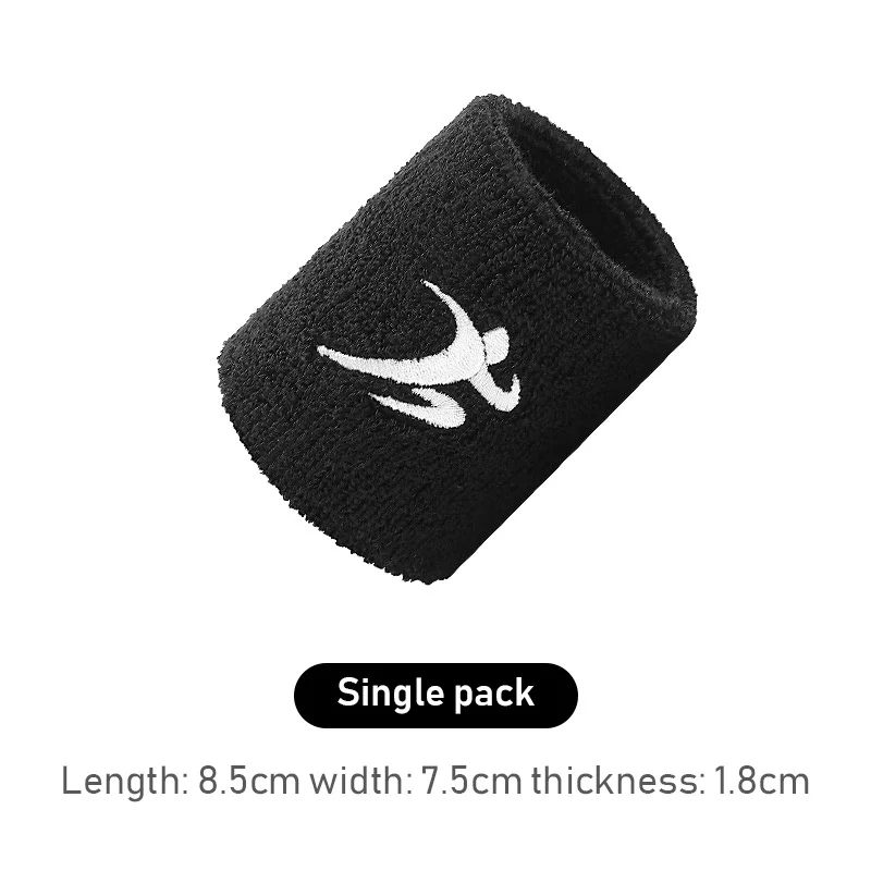 Outdoor Sports Wristbands Sweat-absorbent Basketball Tennis Cycling Hand  Grips Fitness Wrist Support Gym Bodybuilding Crossfit
