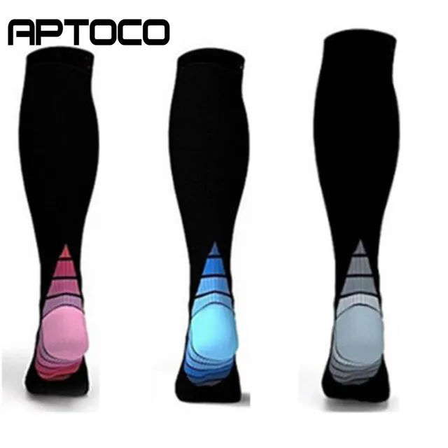 US $2.82 1 Pair Compression Socks Women Men Sports Team Gym Jogging Running Cycling Medical Leg Relief Pain 