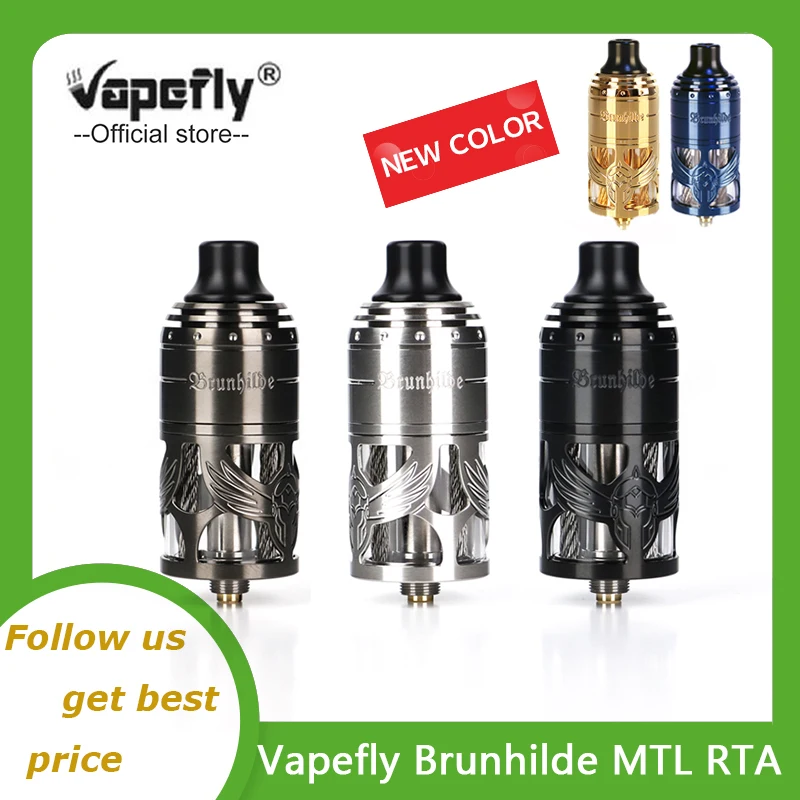  Vapefly Brunhilde MTL RTA 5ml Capacity E Cigarette Atomizer with 6 Levels Airflow Control Vape Vapo