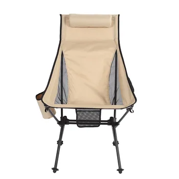 

[aluminum Alloy Folding Chair] Fishing Chair Beach Chair Outdoor Camping Chair Super Portable Leisure