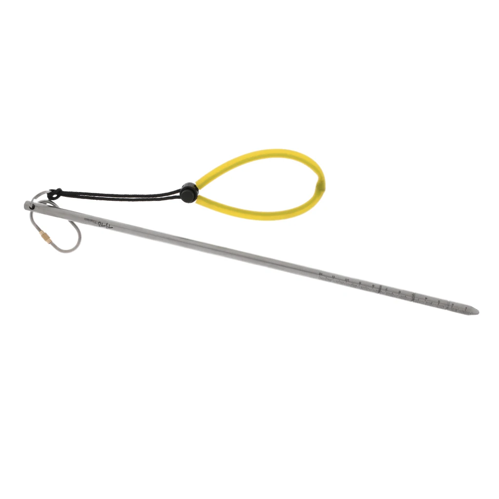 Scuba Diving Titanium Alloy Lobster Tickle Stick With Clip And Lanyard Scuba Diving Titanium Alloy Lobster Tickle Stick With Clip And Lanyard