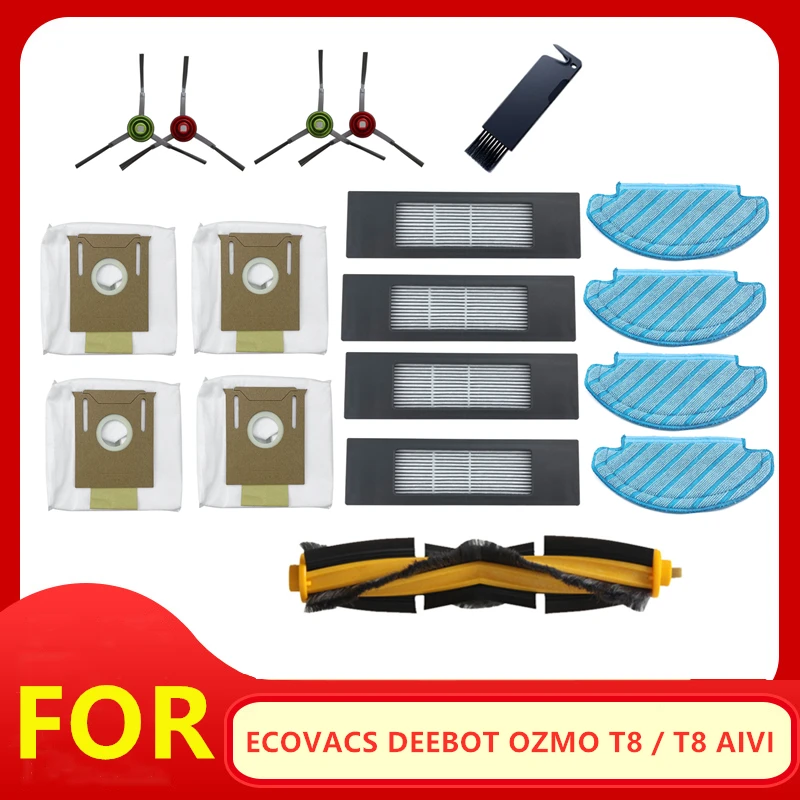 Основная щетка для робота-пылесоса ECOVACS DEEBOT OZMO T8 / AIVI основная крышка пылесборник