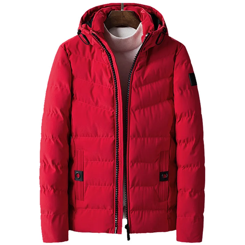 MEN'S Cotton-padded Coat Winter New Style Down Cotton Popular Brand Cotton-padded Jacket Thick Winter Casual Clothes Winter