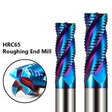 

Solid Carbide Roughing End Mill 3 4 flute 3~20mm CNC Milling Cutter Bits Router Bit For Acrylic Wood Metal Roughing Machining