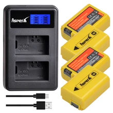 for sony a6000 NP-FW50 NP FW50 NPFW50 Camera Battery Bateria +Charger for Sony Alpha a6500 a6300 a5000 a3000 NEX-3 a7R a7S NEX-7