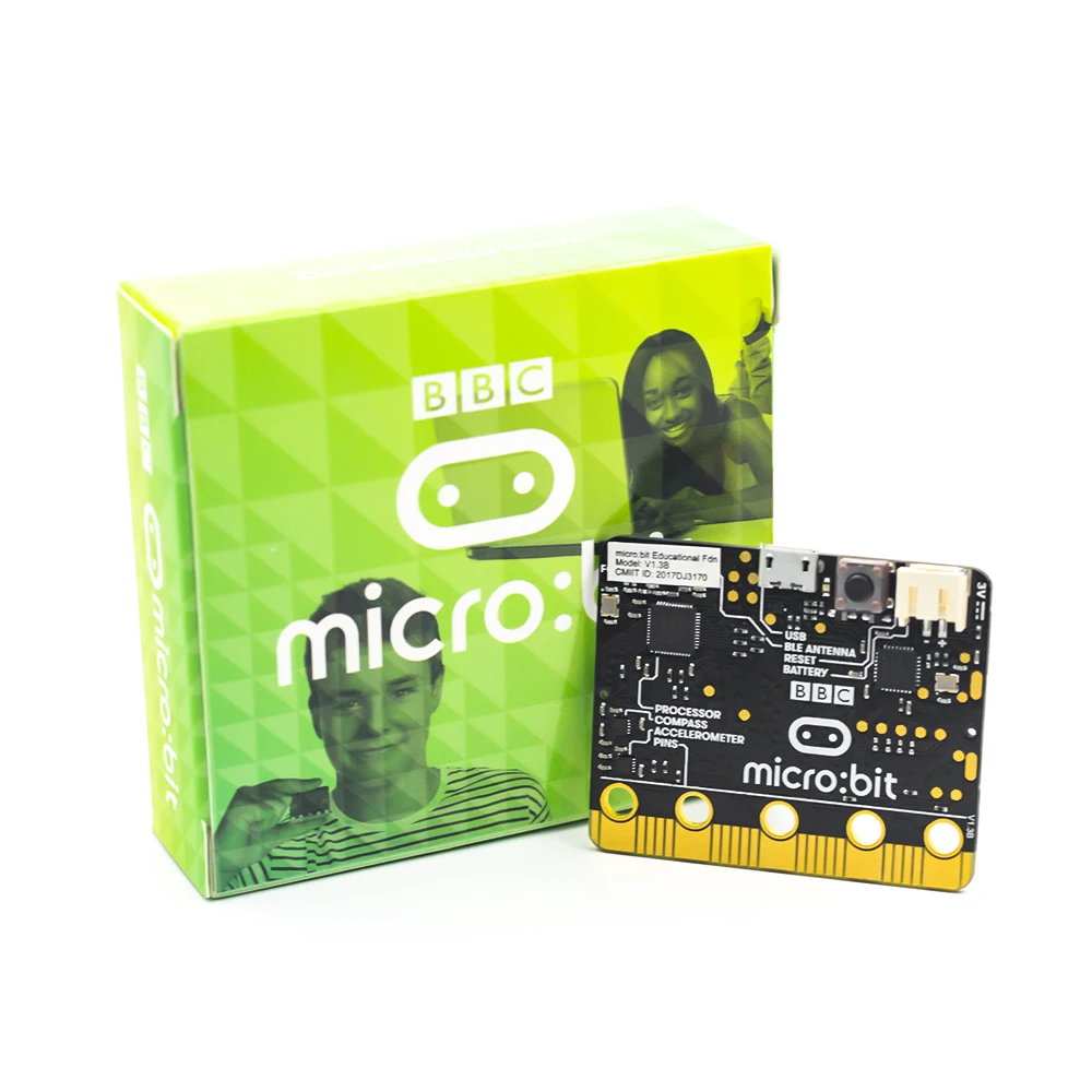 BBC micro:bit NRF51822 Bluetooth ARM Cortex M0 micro controller с датчиком движения компасом светодиодный