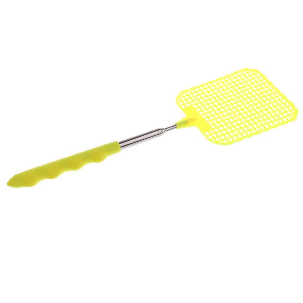 Portable Fly Swatter Retractable Kill Mosquitoes Flies Telescopic Plastic Portable Fly Swatter Retractable Kill Mosquitoes Flies Telescopic Plastic