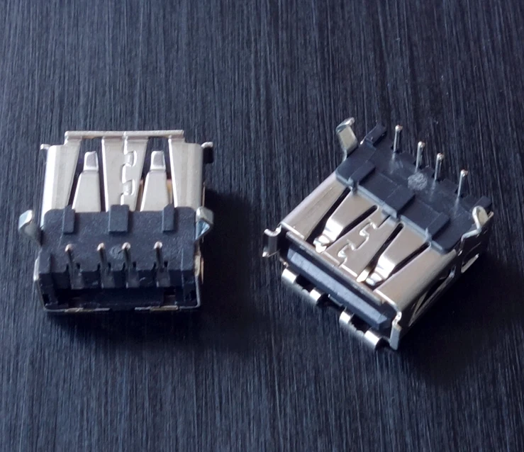 

Usb-a 90 degree welding plate socket single port USB all-inclusive mother block;