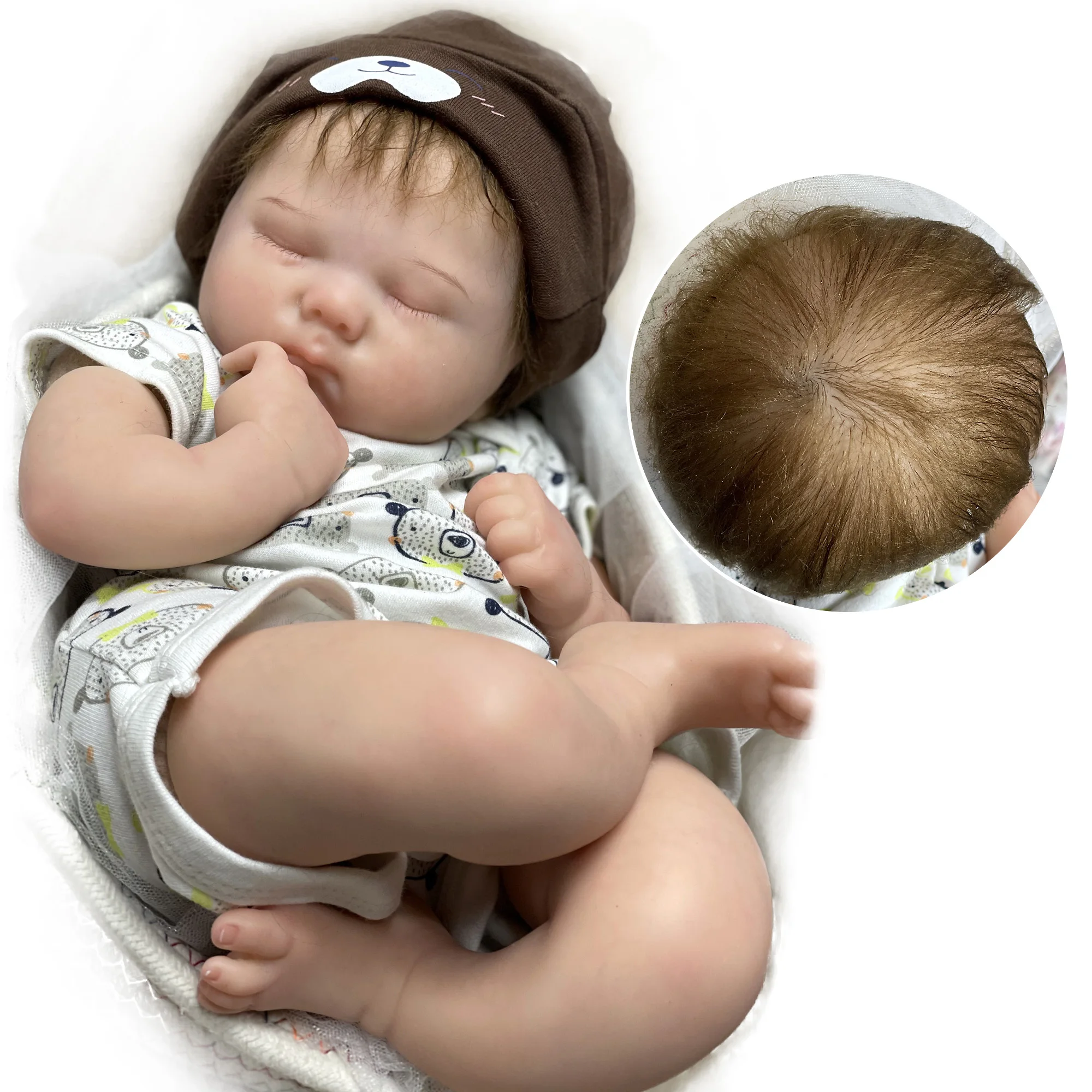 Painted Finished Reborn Baby Doll  Finished Reborn Toddler Doll - 20-22  Inch Reborn - Aliexpress