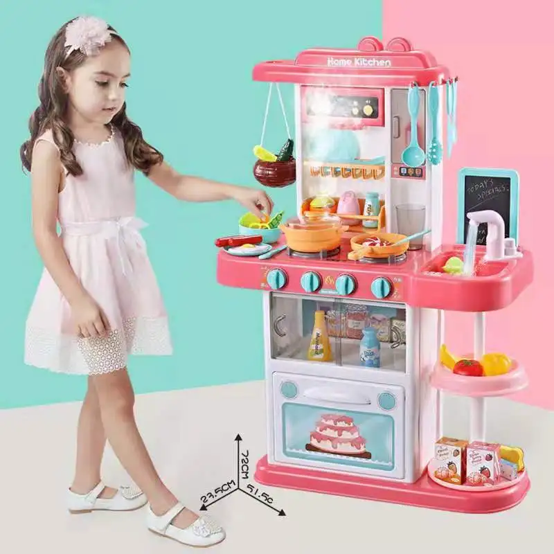 88815 no box 72cm 77 см музыкальная детская кухня ролевые игры кухонные игрушки двухсторонняя вытяжка для воды детские игрушки имитация ролевые игры кухня - Цвет: 88815 no box 72cm