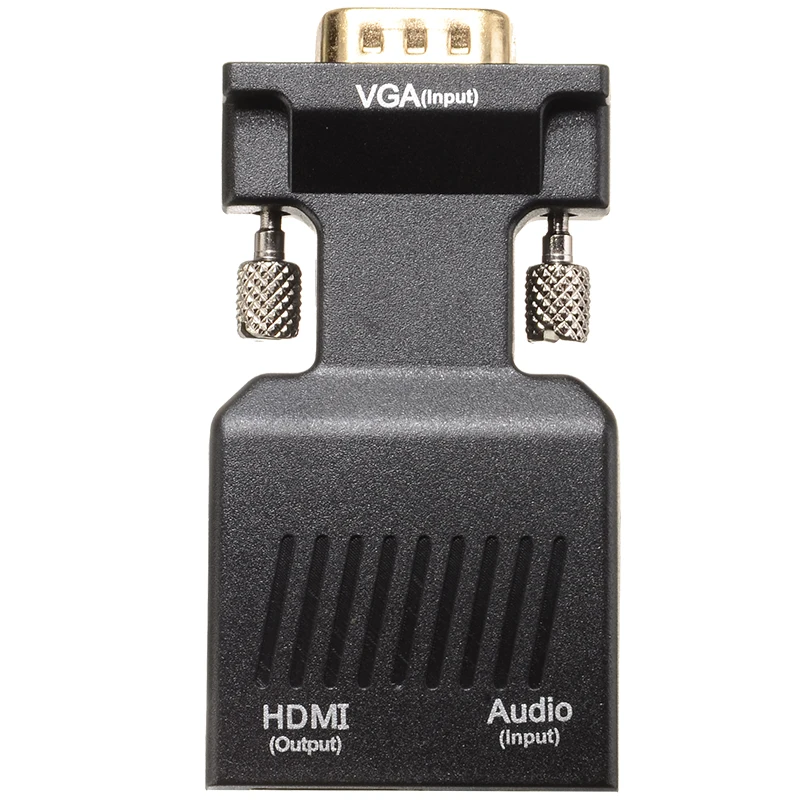  Full HD 1080P Audio Video Convertitore VGA Al Convertitore di HDMI con 3.5 millimetri Cavi Audio pe