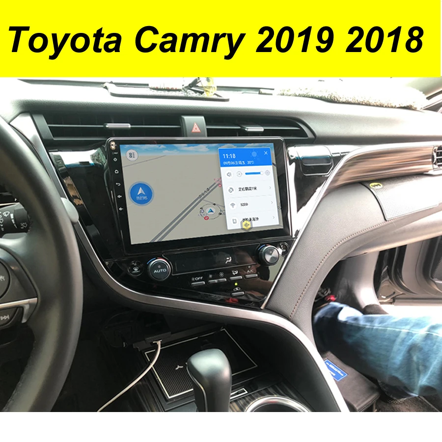 Автомобильный Dvd-плеер мультимедийный проигрыватель 2DIN на Android 10 0 64 ГБ GPS для Toyota