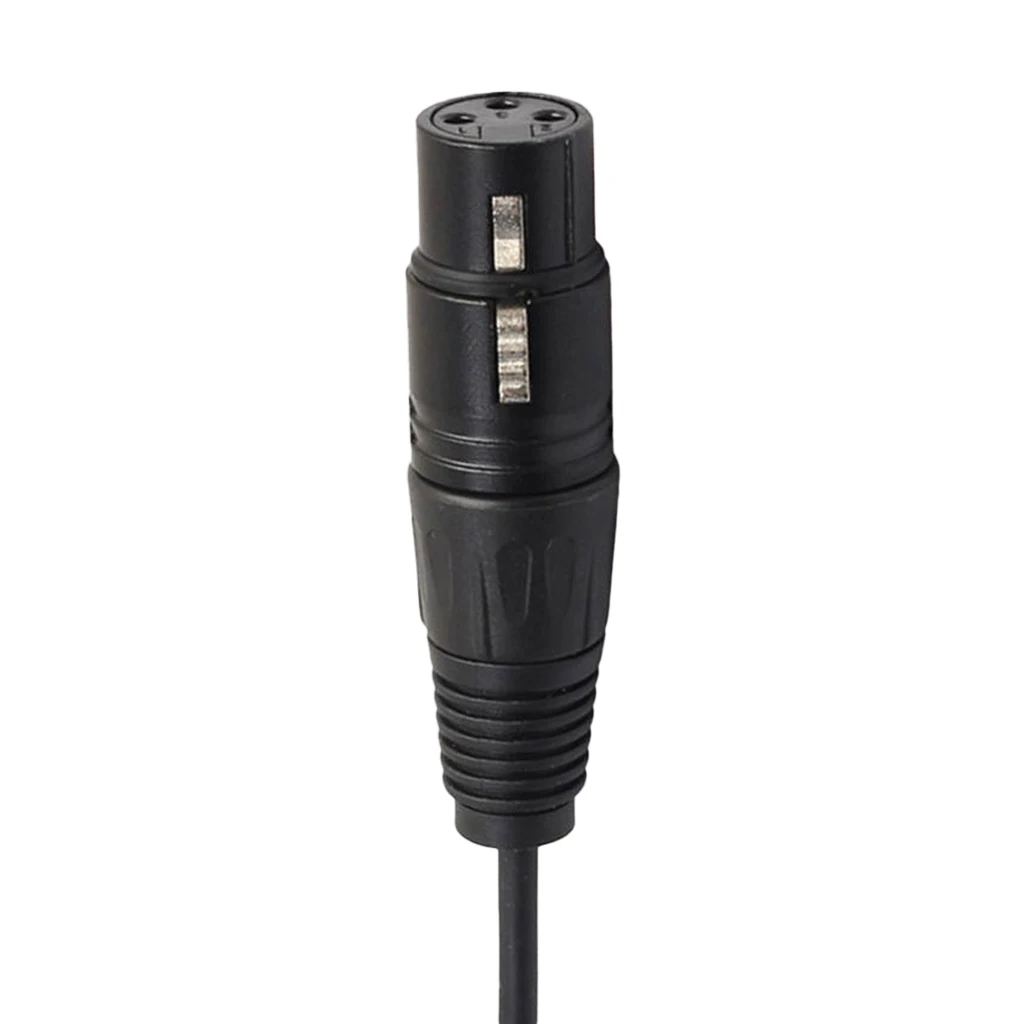 3-Pin XLR Female to 2 Dual Male Plug Y Splitter Cable Wire 20cm for Microphone Mic Connection