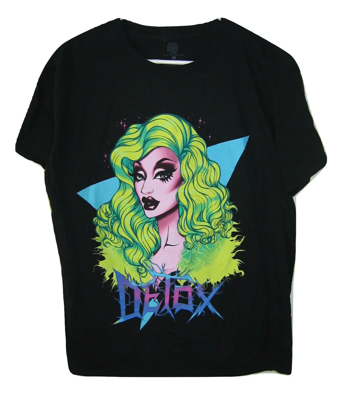 

DRAG QUEEN MERCH DETOX ICUNT Matthew Sanderson Black Rupaul Race T SHIRT Mens L