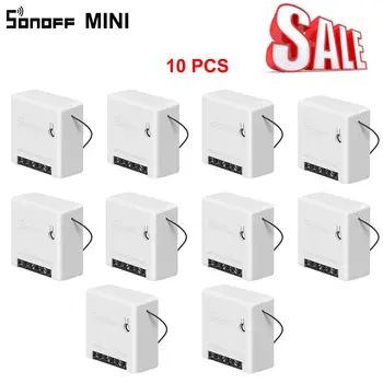 

Cheap SONOFF MINI DIY WiFi Switch Two Way Smart Switch Small Body Timer Light Switch Remote Control Module Work With Alexa Itead