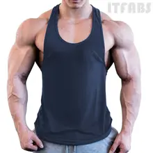 Мужская майка-Стрингер для бодибилдинга, Y Back, для спортзала, тренировки, спортивная майка, одежда для сильного спортзала, майка-борцовка