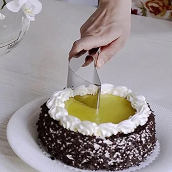 

Cake Slicer 304 Stainless Steel Perfect Cake Slicer Cake Cutter Slicer Stainless Steel Cake Pie Cutter Knife
