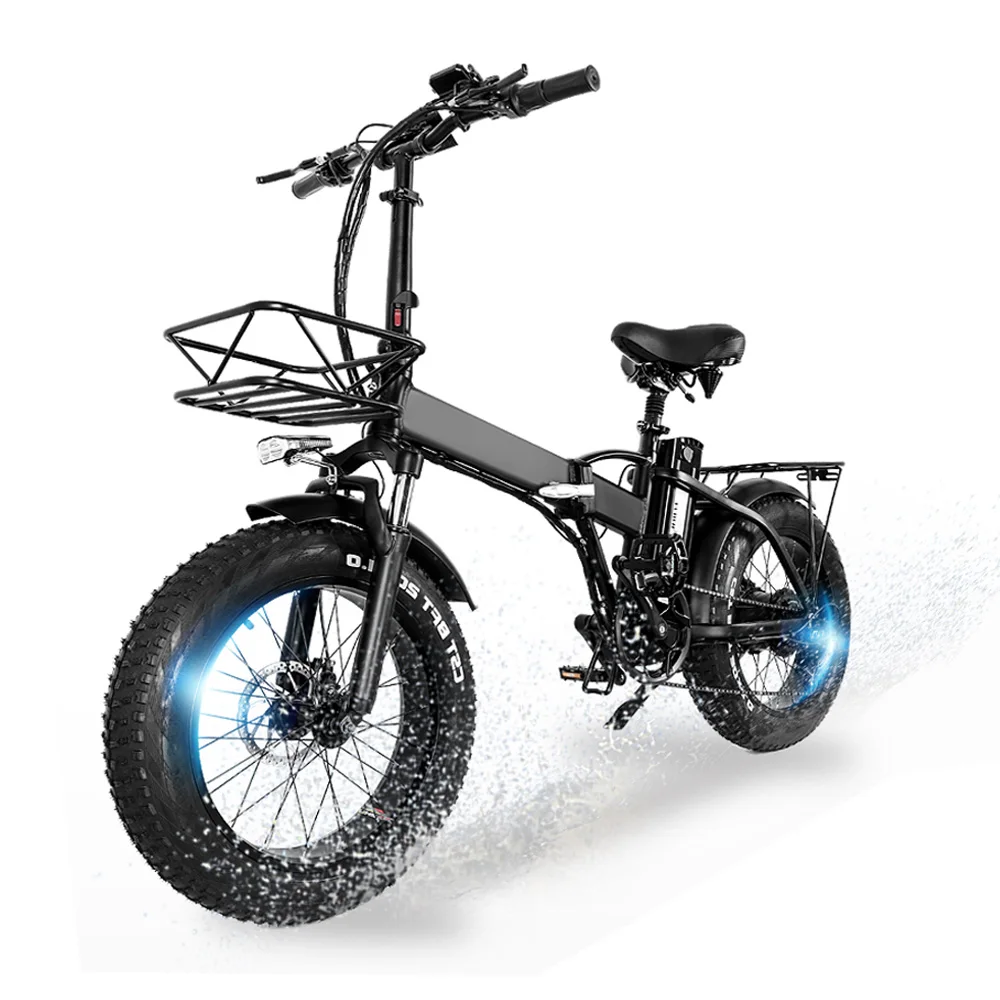 EU Stock) Folding Electric Bike 750w ebike 20 Inch Snow Mountain Fat Bike  Electrique 48V 15AH Lithium Battery Powerful Bicycle|Electric Bicycle| -  AliExpress