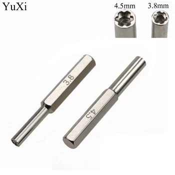 

YuXi 3.8mm/4.5mm Gamebit Hex Tool Bit Screwdriver for N64 for N GC for SNES Console for SEGA Game Cartridge