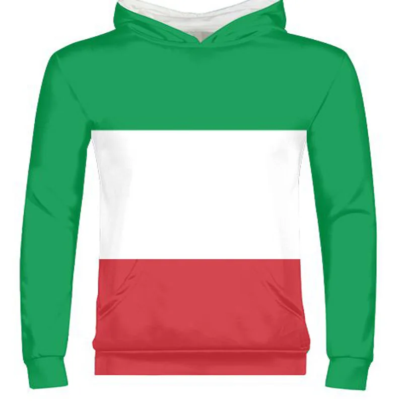 

ITALY male custom made name number ita zipper sweatshirt nation flag italian country italia college print photo text boy clothes