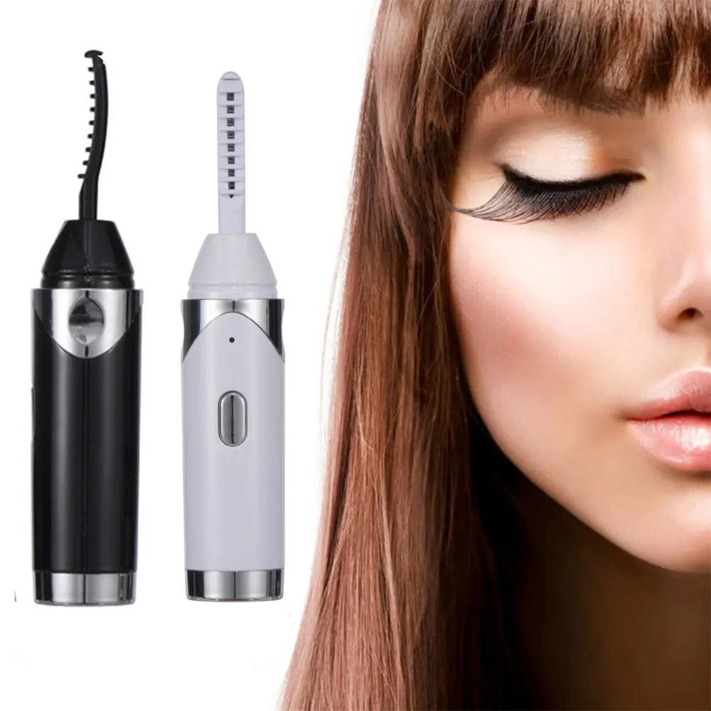 

Portable Electric Heated Eyelash Curler Perm Curling Iron Eye Lashes Applicator Eye Lashes Curler Clip Makeup Stereotypes Tool