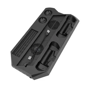 

Charger Base for PS4 Pro Vertical Charging Dock Bracket with Cooling Fan USB Power HUB