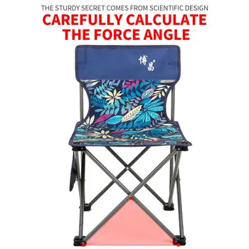 

Fishing Chair Fishing Stool Picnic Small Bench Seat Aluminum Alloy Solid Color Hiking Outdoor Durable Camping Folding Stool