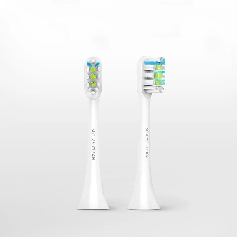 Soocas X3 насадки для зубных щеток для Xiaomi Mijia X3 насадка для зубной щетки оригинальная звуковая электрическая сменная насадка для зубной щетки s 2 шт