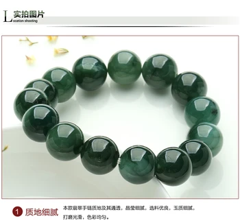 

Natural Myanmar yu bracelet for women men yu 13mm beads bracelets women bracelet natural yu stone bangle