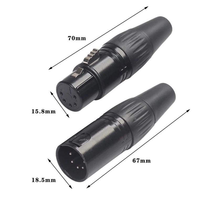 ߰ſ 5Pin Xlr Diy ÷  پ  ũ, Dmx Cables-5Pin