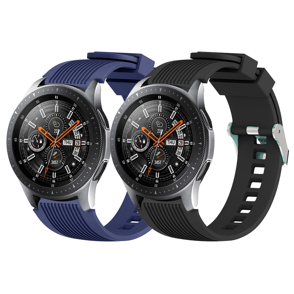 

22mm 20mm Silicone Band for Samsung Galaxy Watch 46mmm/Gear S3 /Huawei Watch 46mm 42mm/Huami Amazfit GTR 47mm/42mm replace band