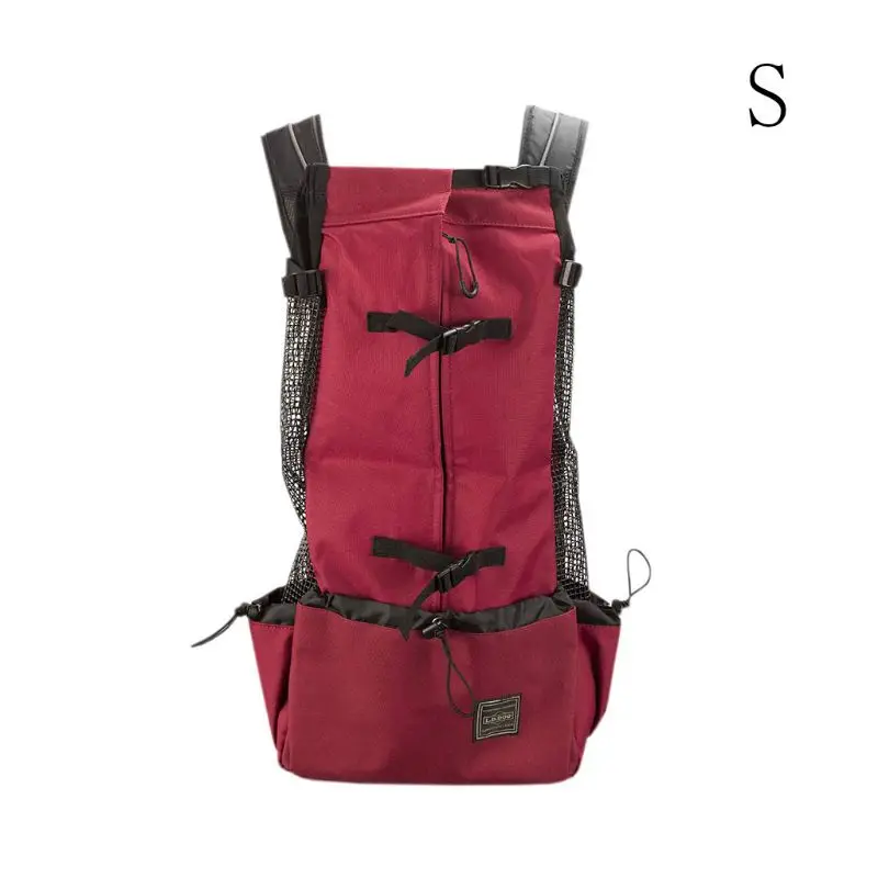 1-R Переноска для собак рюкзак для маленьких и средних домашних животных передняя сторона Регулируемый пакет с сумкой для хранения - Цвет: 1-R