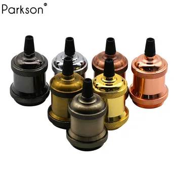 

Edison Lamp Base Pendant Light E27 Screw Bulb Base Deco Industrielle Vintage Retro Aluminum Pendant Lights Nordic Loft Hang Lamp