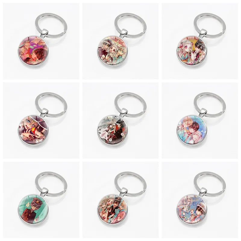 

Japan Anime Jibaku Shounen Hanako-kun keychain Time gem Nene Yashiro Teru Minamoto Hanako Cosplay Toilet-Bound Hanako-kun