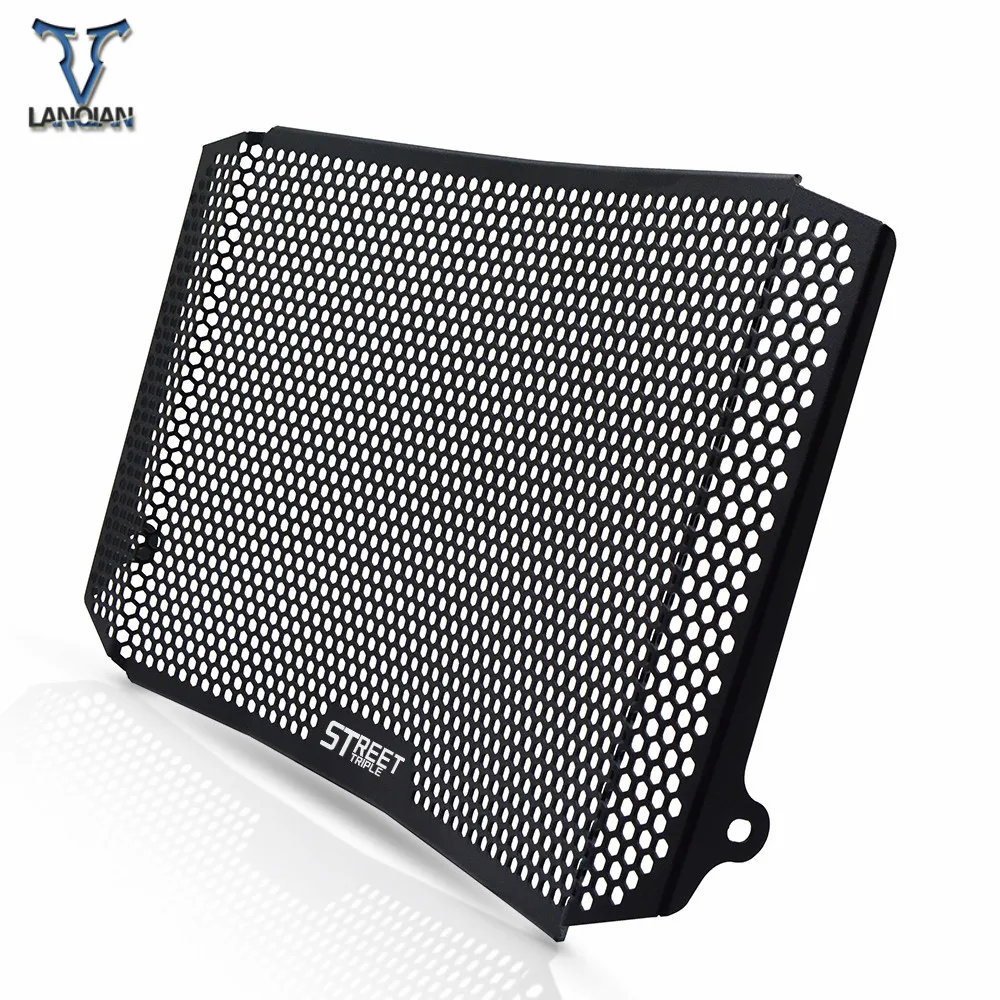 Motorcycle CNC Aluminum Radiator Guard Grille Cover Cooler Protector motobike For Triumph Street Triple Radiator Guard 2014-2016