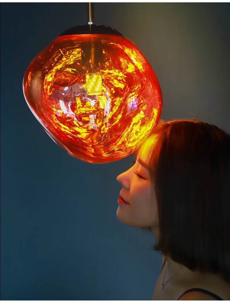 

Modern Copper/sliver/gold Glass Ball Lampshade Inside Mirror Pendant Light E27 Bulb Led Indoor Home Living Room Pendant Lamp