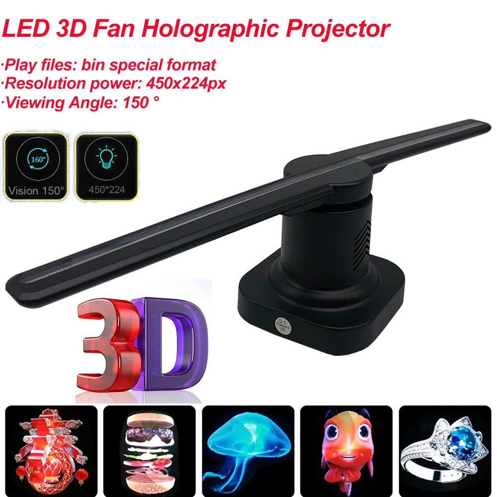 3D Advertising LED Holographic Projector - New Tech Store