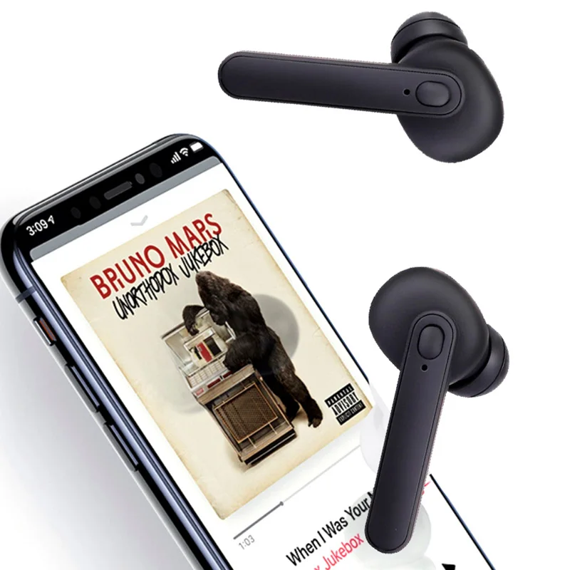 Беспроводные Bluetooth наушники 5,0 TWS бинауральные мини спортивные водонепроницаемые стерео наушники-вкладыши