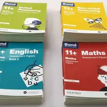 

42 Books Bond 11 English Maths Verbal Reasoning Non-Reasoning Assessment Papers Books For 5-13 Years Old Brain Early Education