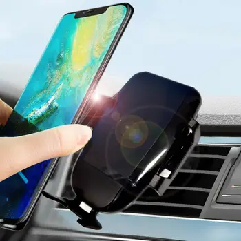 

15W Qi Wireless Car Charger Dock Bracket C8 Infrared Sensor + Suction Cup Universal Car Bracket For Ios Android Smart Phone