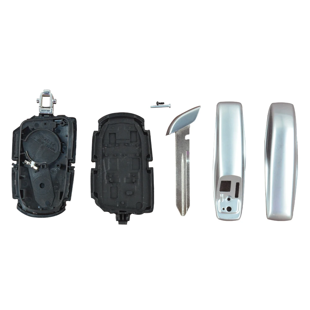 OKEYTECH UPDATE SMART REMOTE CAR KEY SHELL FOR CHRYSLER 300 JEEP DODGE CHALLENGER CHARGER DART DURANGO 4 5 BUTTONS CASE COVER