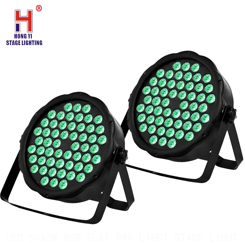 

led par lights 54x3W DJ Par LED RGB Wash Disco Light DMX Controller effect professional light dj eauipment(2pcs/lot)
