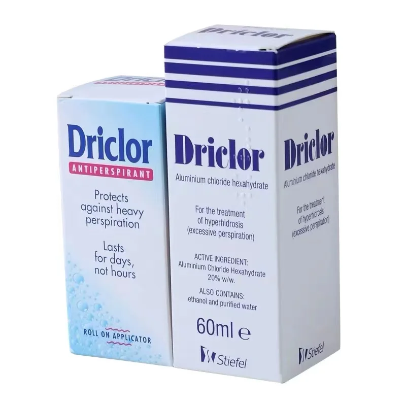 Kingdom-loción desodorante para manos y piernas, Bola de Driclor de larga duración, 60ml/20ml, Original, gran oferta